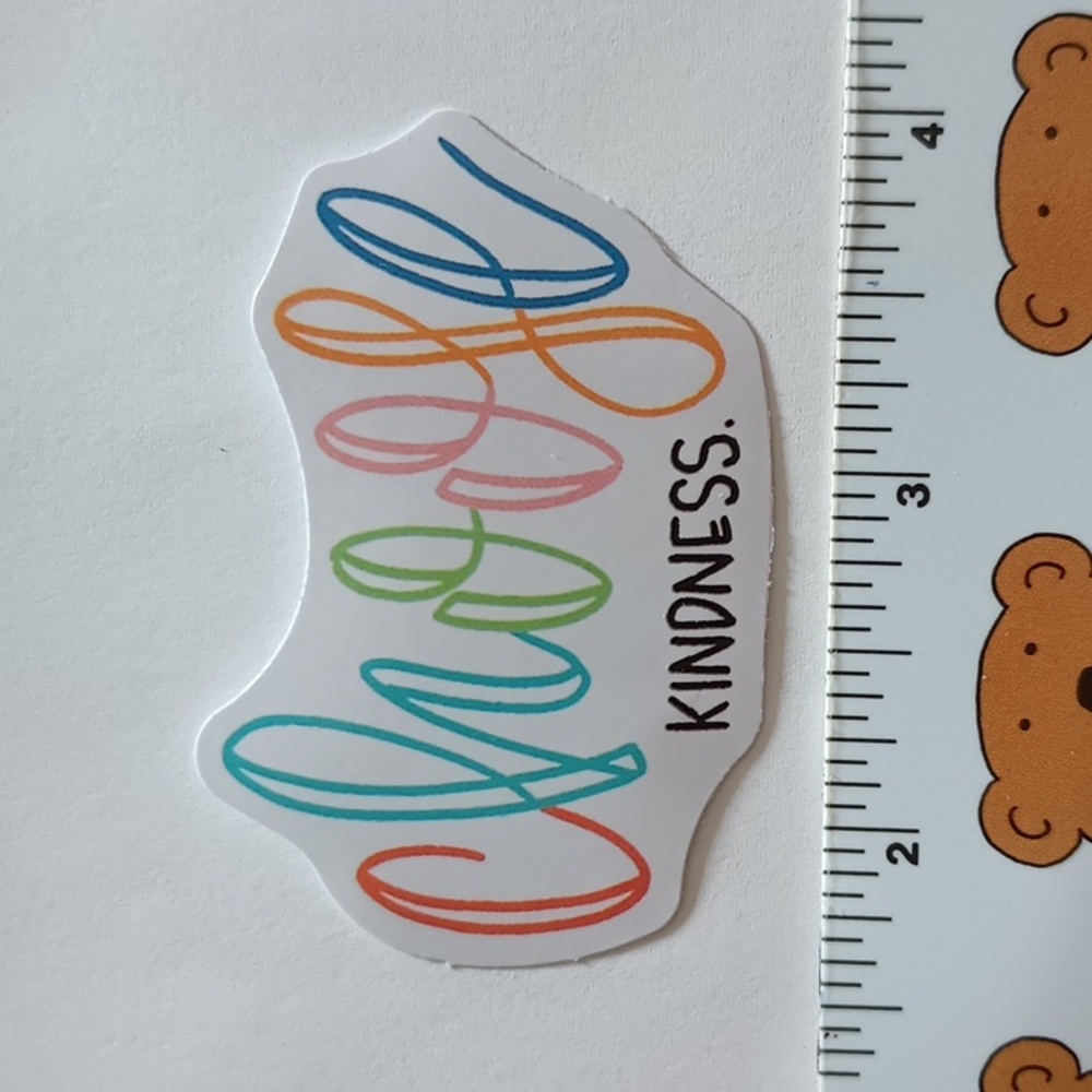10/$10 Inspirational Positivity Be Kind Peace Love Encourage Flower Sticker